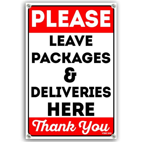 Please Leave Packages Here Sign Printable Free