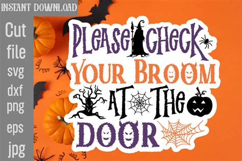 Download Please Check Your Broom at the Door SVG File - SVG Design Commercial Use DXF Files