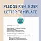 Pledge Reminder Template