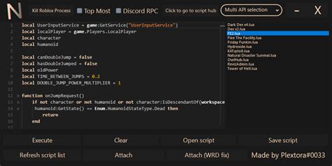 Plextora/neoblox: A level 7 keyless Lua executor for Roblox  - GitHub