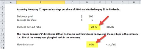 Plowback Ratio Calculator