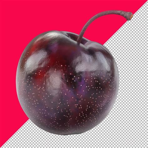 Plum 3D PNG
