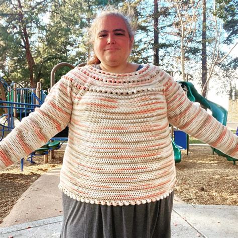 Plus Size Crochet Sweater
