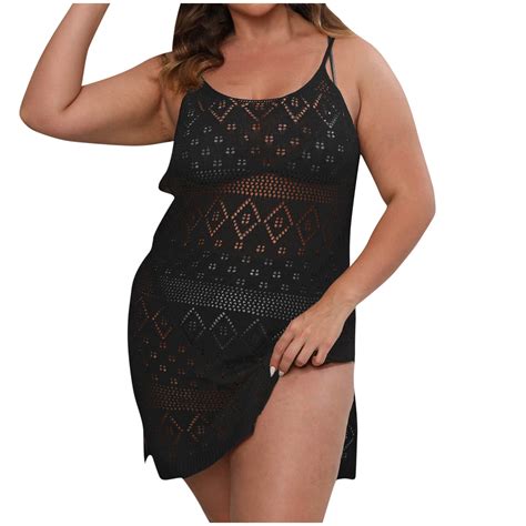 Plus Size Crochet Swim Cover Up