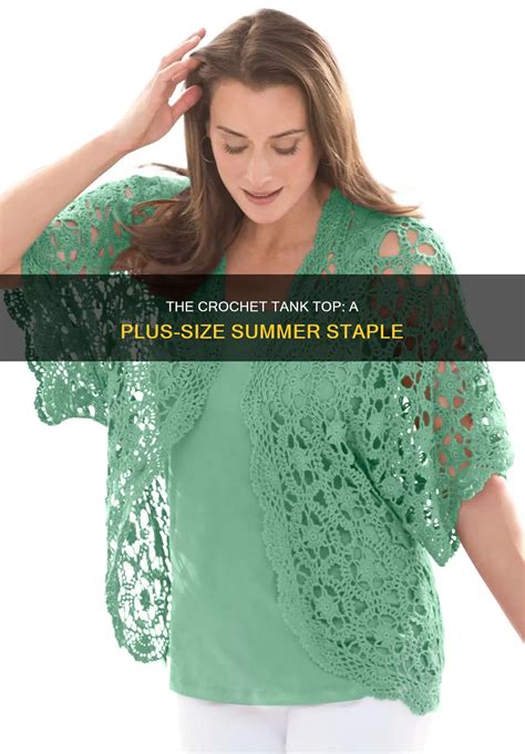 Plus Size Crochet Tank Top