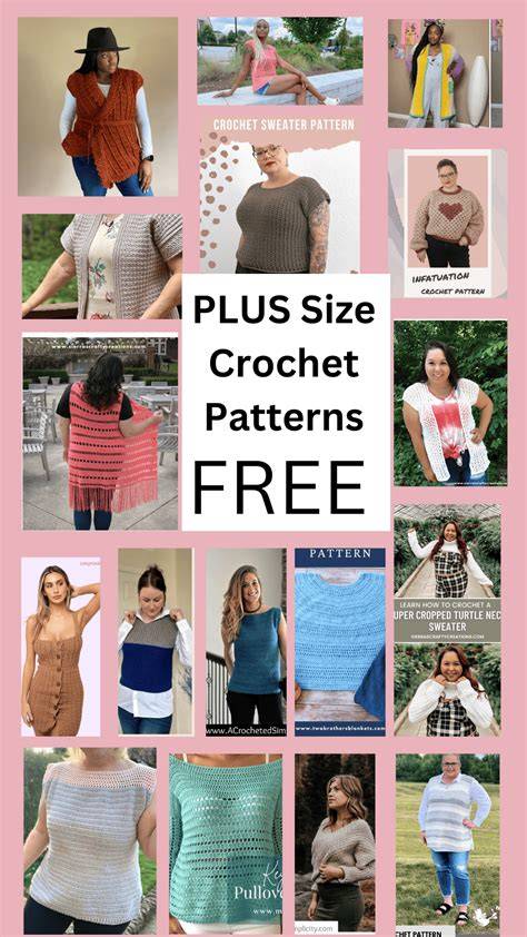 Plus Size Crochet Clothing