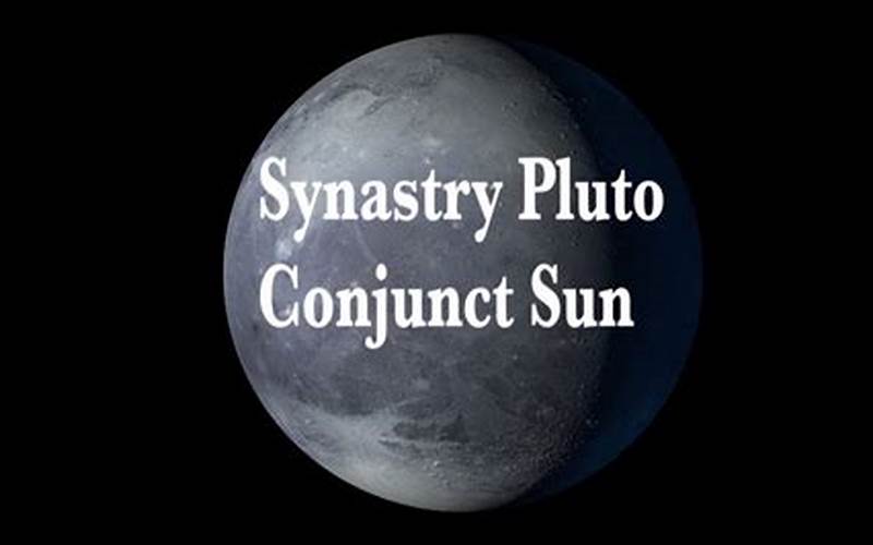 Pluto Conjunct