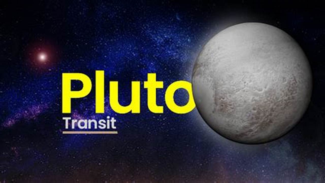 Pluto Transit 2025