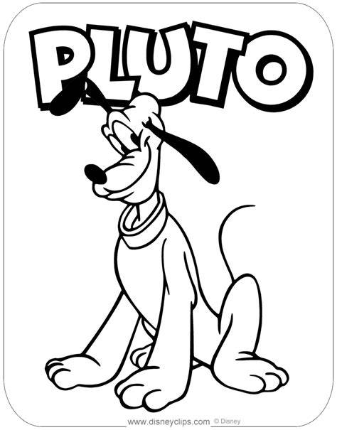 Pluto Color Page