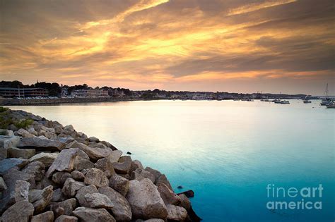 Plymouth Harbor Sunset