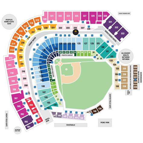 Pnc Park Row Chart