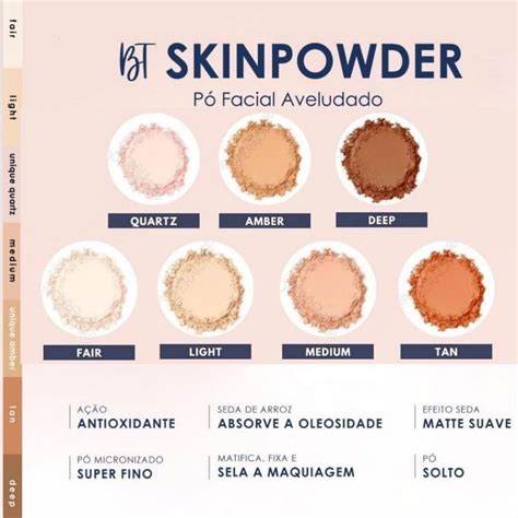 Pó Solto Aveludado Bruna Tavares BT Skinpowder Deep 15 g - Amobeleza