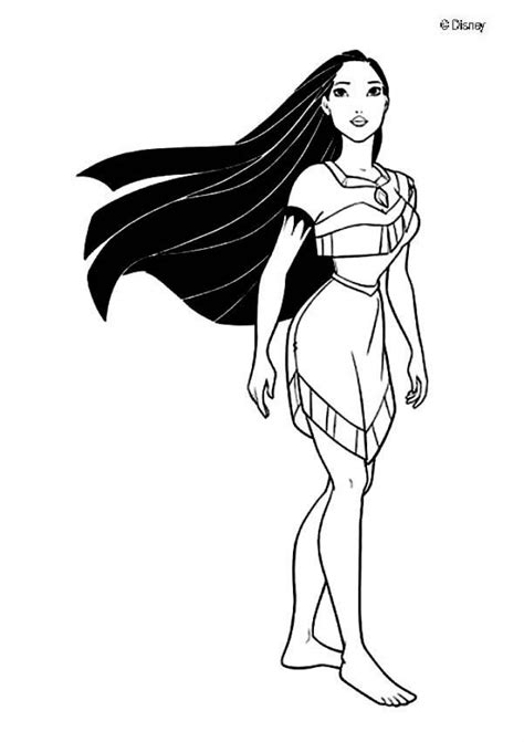 Pocahontas Printable Coloring Pages Coloring Home