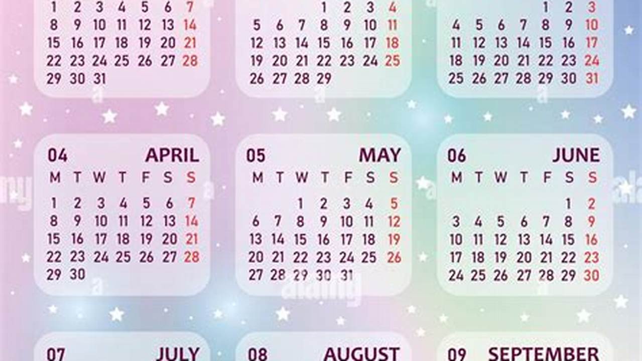 Pocket Calendar For 2024