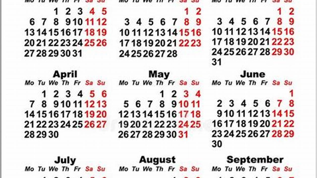 Pocket Calendar For 2025