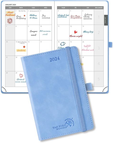 Pocket Calendar Book 2024