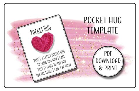 Pocket Hug Poem Printable