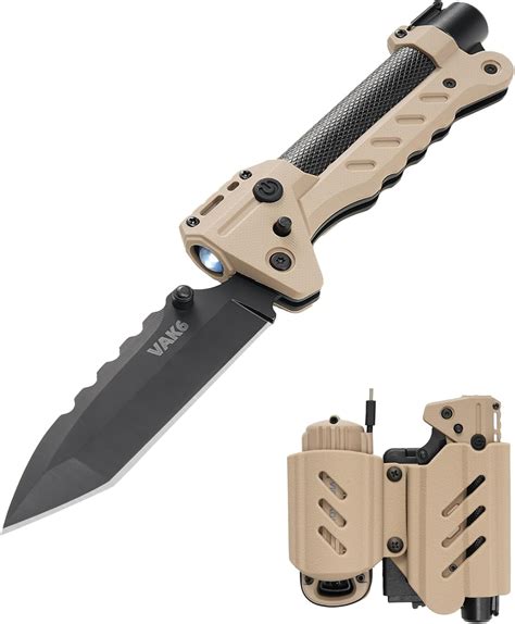 Pocket Knife With Flashlight