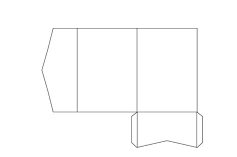 Download Pocketfold Invitation Template SVG File - SVG Design Silhouette For Crafts