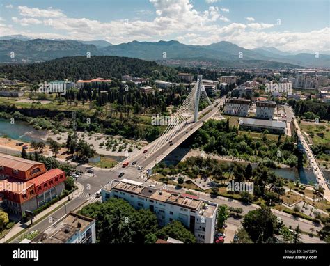 Podgorica aerial view