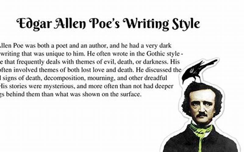 Poe Writing Style