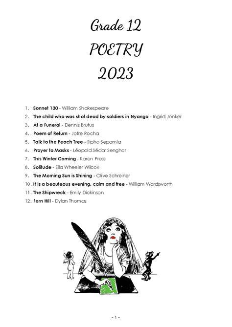 Poem Definition Guide For 2026 - SCIENCE EDUCATION