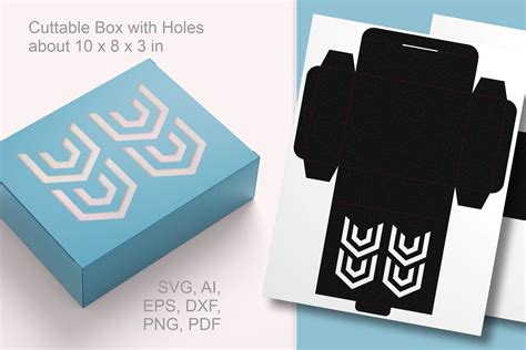 Download Pointed Elements Rectangular Box SVG