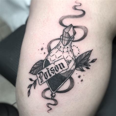 Poison Bottle Tattoo