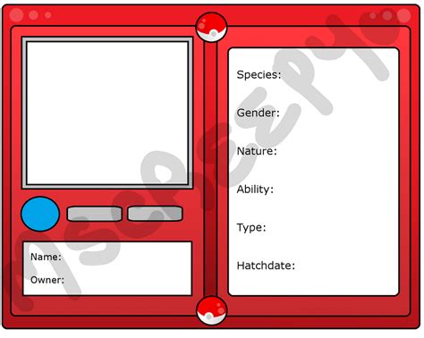 Pokedex Printable