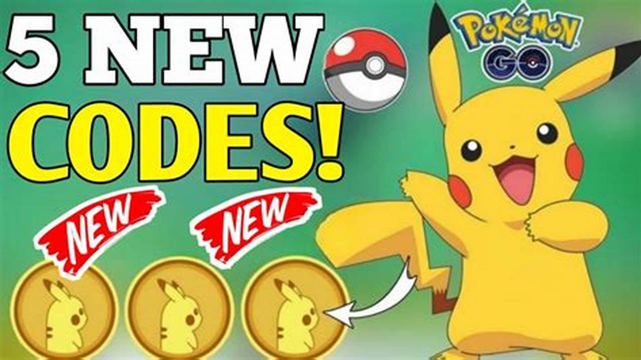 Pokemon Go Redeem Code 2024 Free