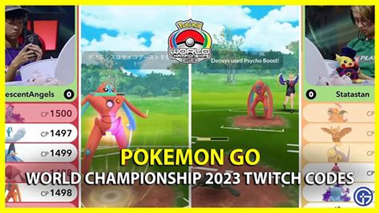 Pokemon Go World Championship 2024 Codes