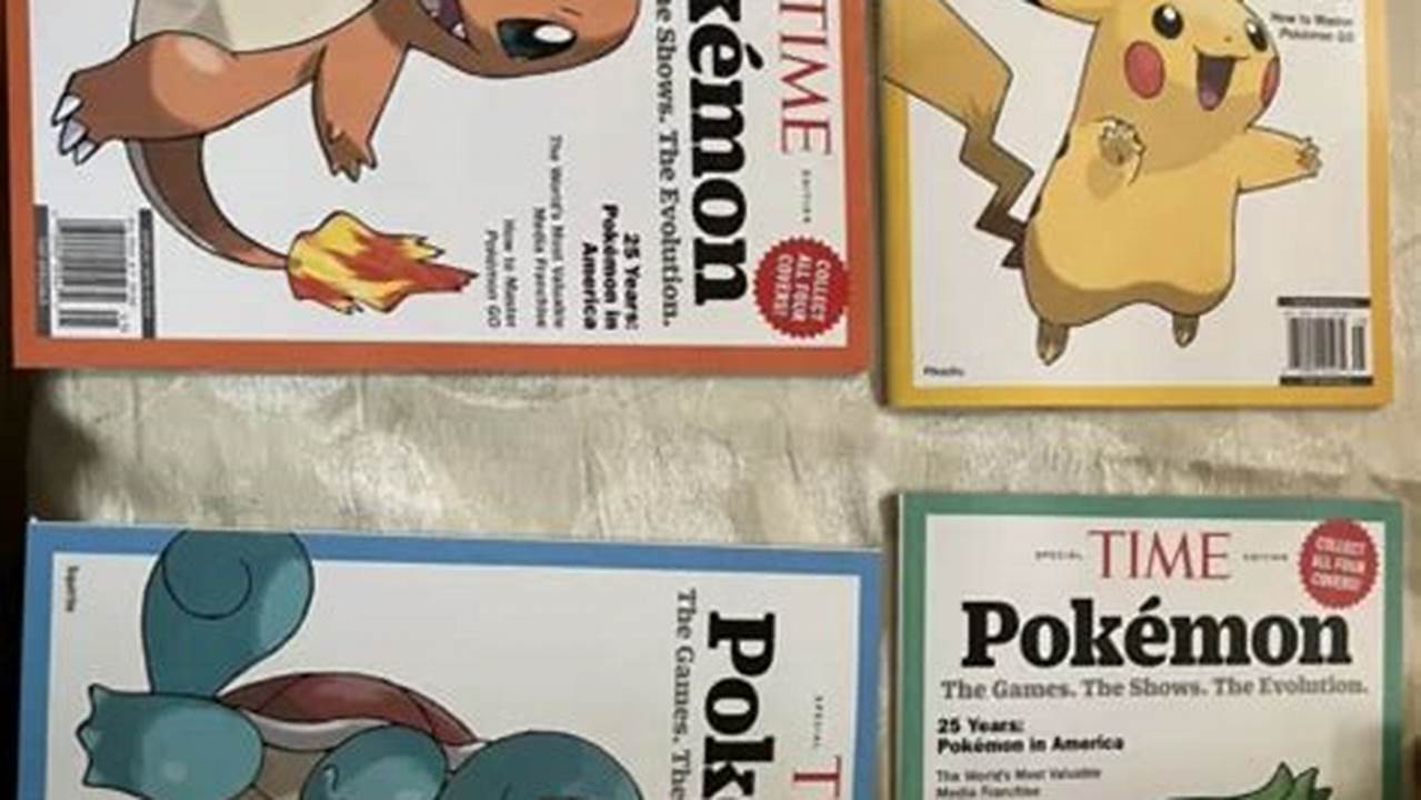 Pokemon Time Magazine 2024 Covers In Order