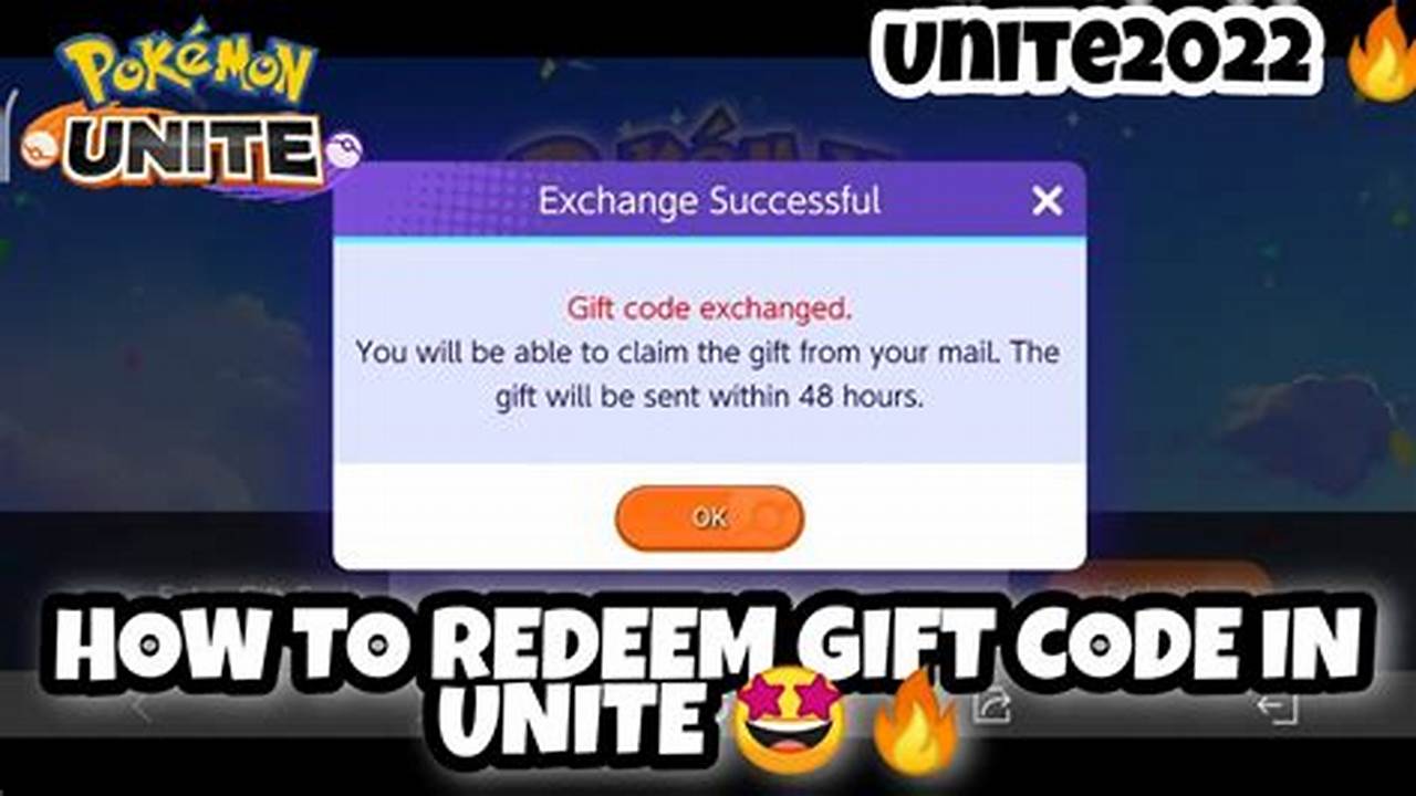 Pokemon Unite Redeem Code 2024
