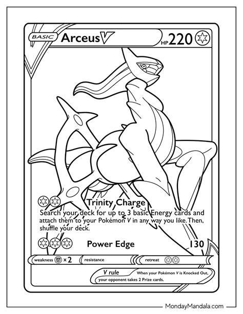 Pokemon Arceus Coloring Pages