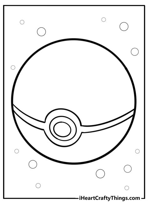 Pokemon Ball Coloring Pages