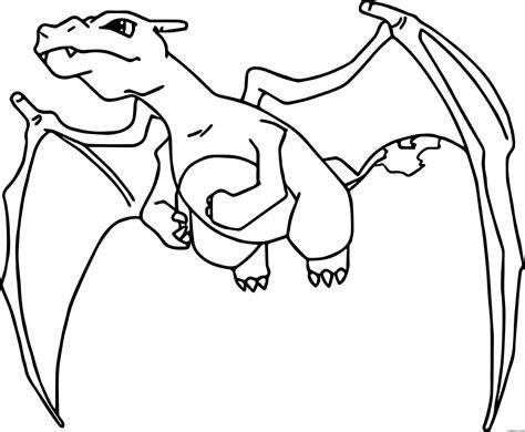 Pokemon Charizard Coloring Page