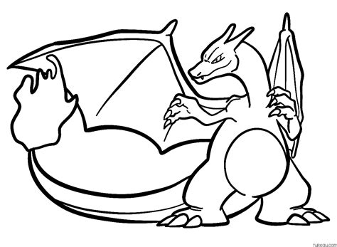 Pokemon Coloring Pages Charzard