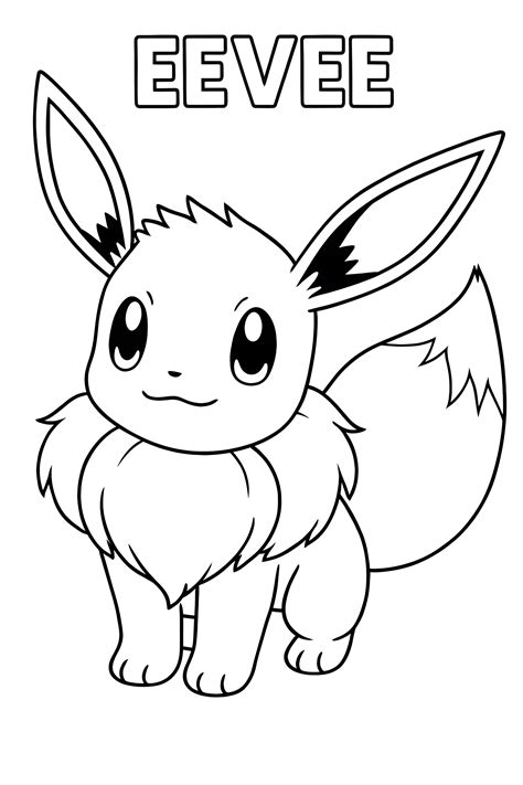 Pokemon Coloring Pages Evee