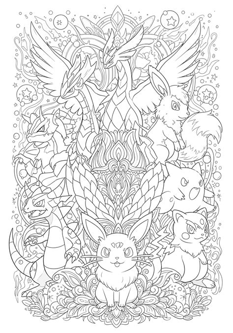 Pokemon Coloring Pages For Adults