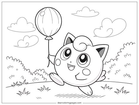Pokemon Coloring Pages Jigglypuff