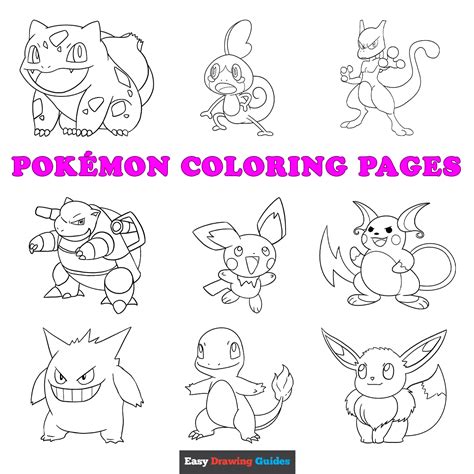 Pokemon Coloring Pages Printables