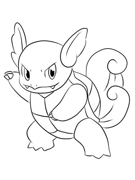 Pokemon Coloring Pages Wartortle
