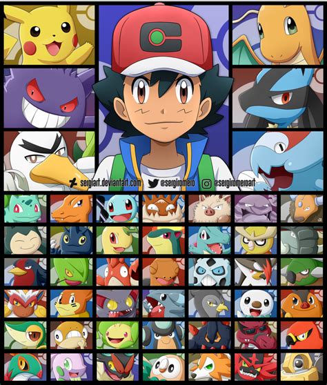 Pokemon Journeys Pokemon List