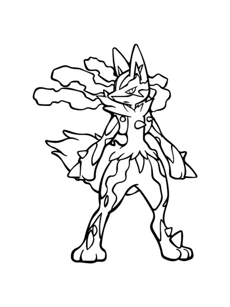 Pokemon Mega Ausmalbilder