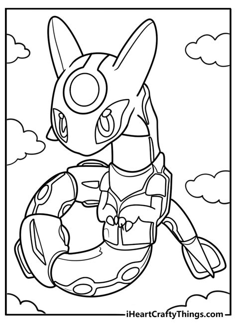 Pokemon Rayquaza Coloring Pages