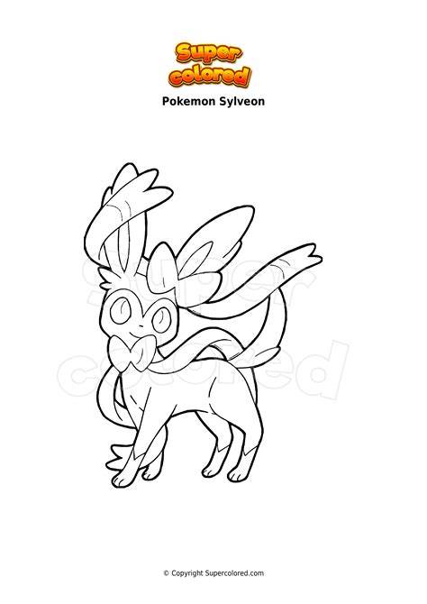 Pokemon Sylveon Coloring Pages