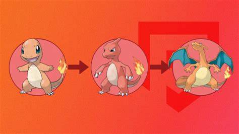ポケモンの進化チェーンイメージ