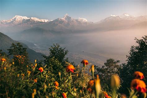 Pokhara sunrise view