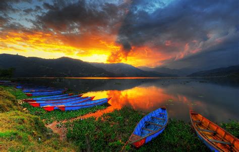 Pokhara sunset