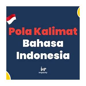 Pola Kalimat Indonesia